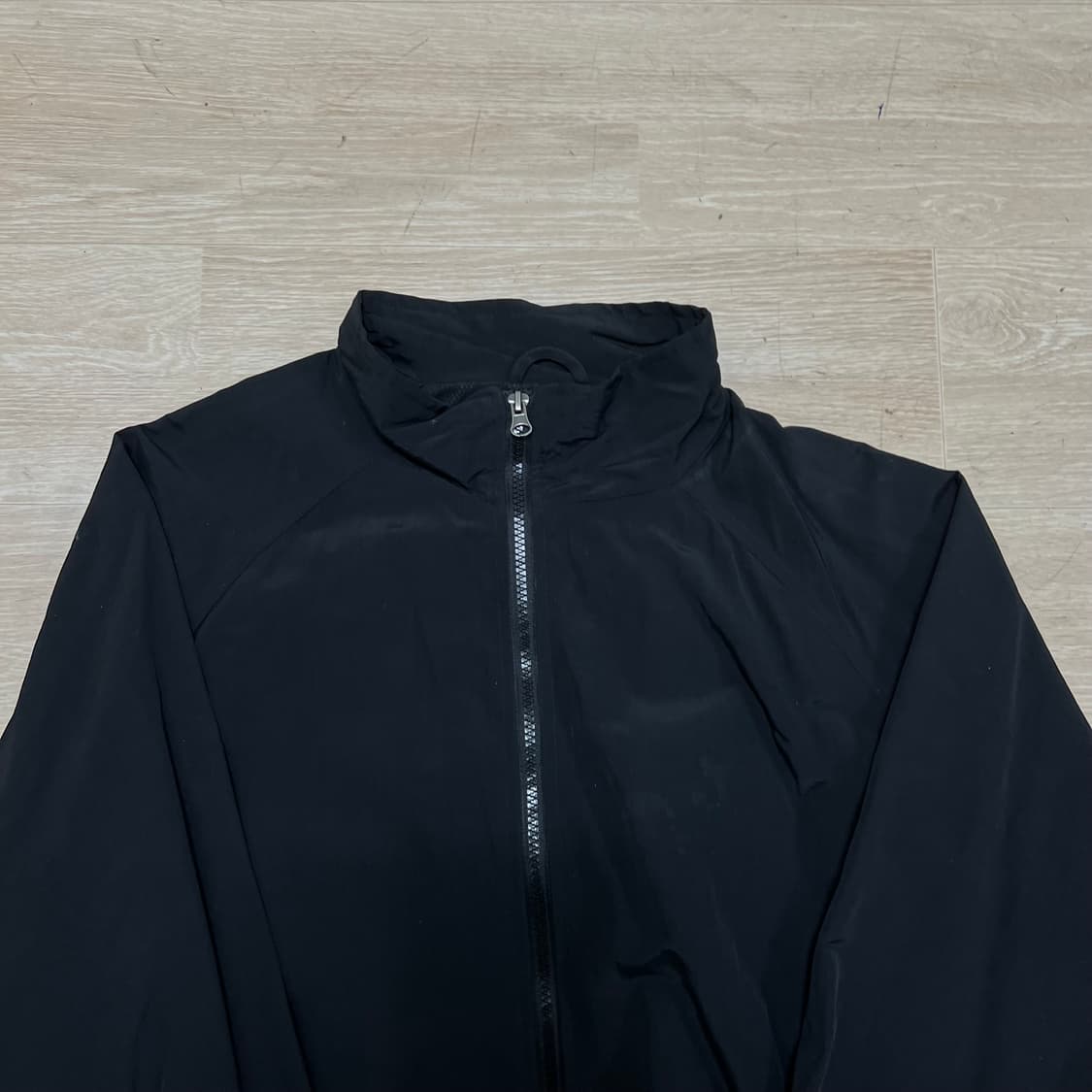 자라 dnwr 와펜 기능성 바람막이 집업자켓 [블랙] M/95 상품이미지2