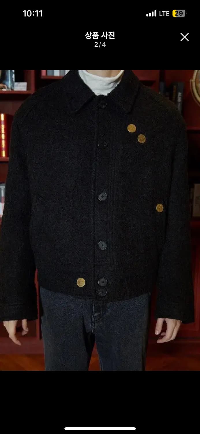 [S] stu 밴딩 자켓 블랙 상품이미지3