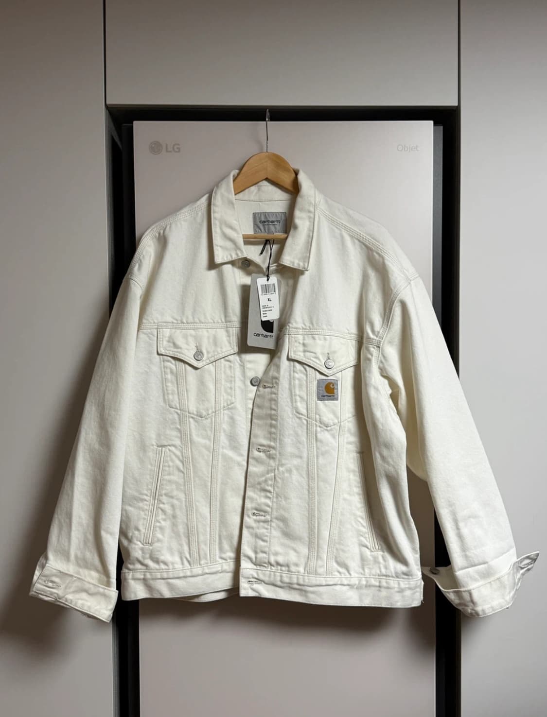 칼하트 헬스톤 자켓 화이트 XL 새상품 상품이미지2