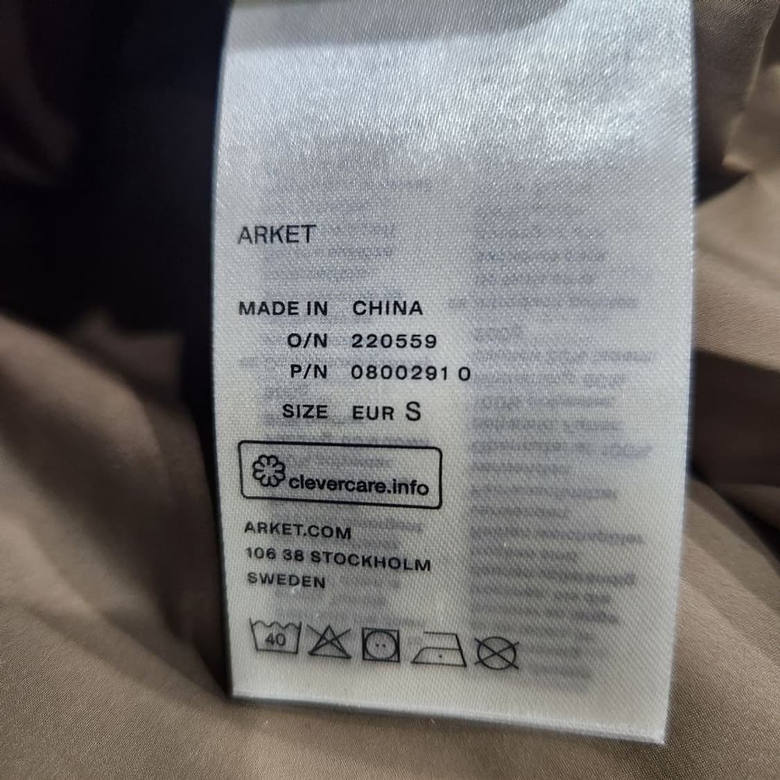 [여S]아르켓(ARKET) 다운 패딩 코트[Y61-101] 상품이미지10