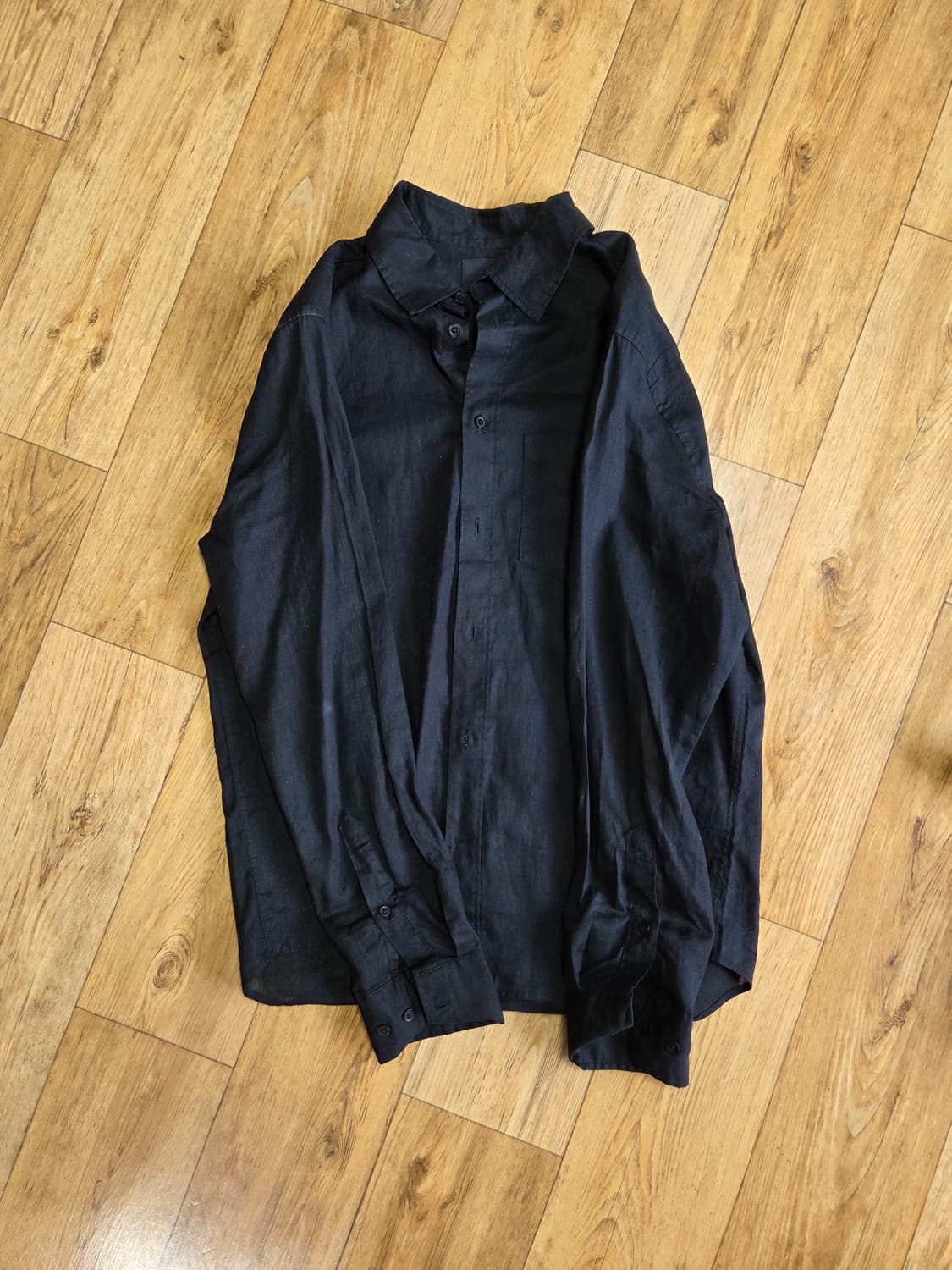 H&M 검정 셔츠 상품이미지1