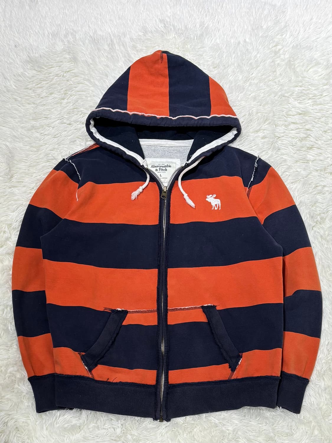 아베크롬비 자수로고 후드집업 상품이미지3