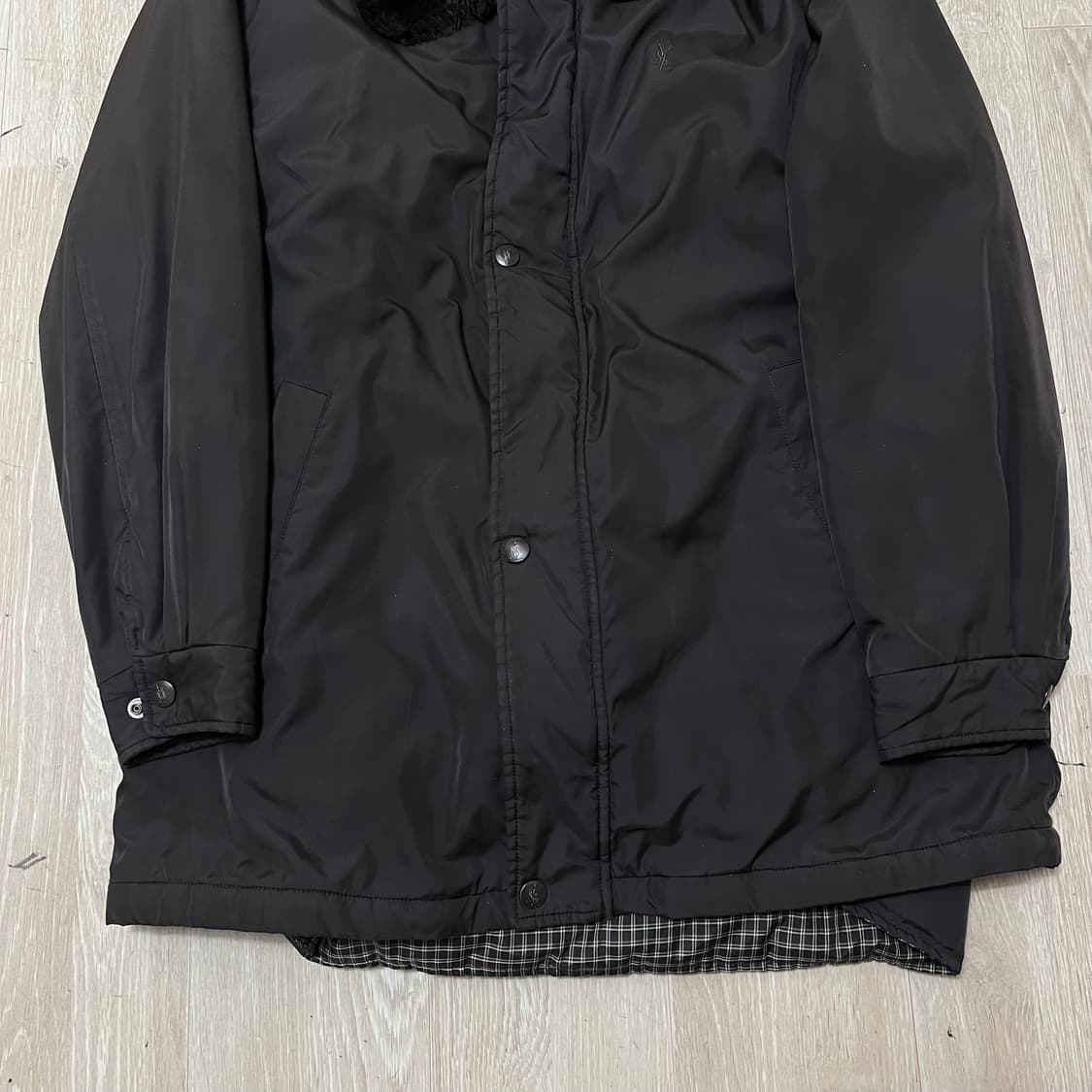 입생로랑 옴므 YSL 남성 안감내피 퍼카라 나일론 점퍼 L/100  상품이미지4