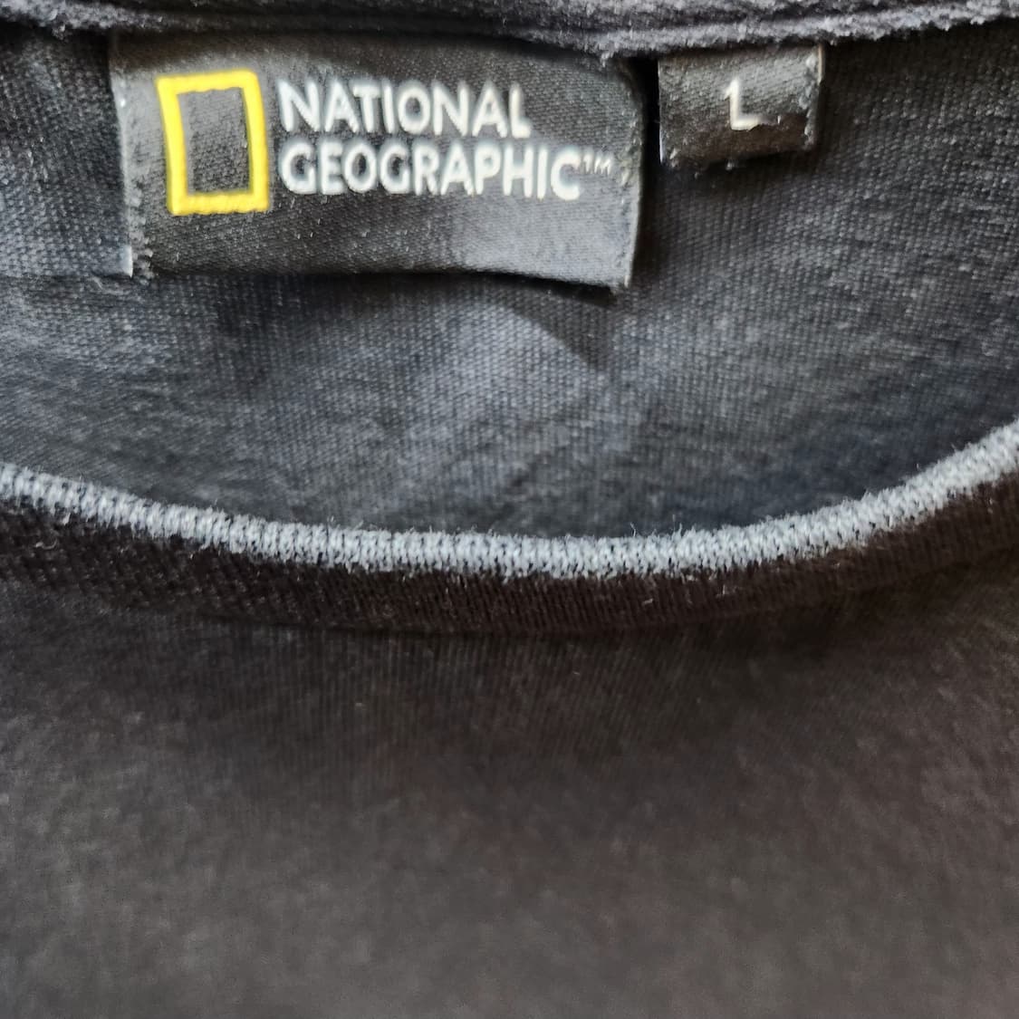내셔널지오그래픽 로고 반팔티 L(M~L) 상품이미지5