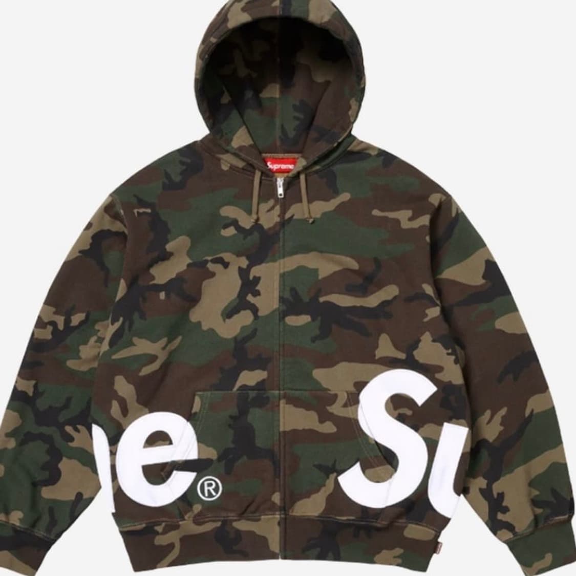 슈프림 카모 후드집업 M 상품이미지1