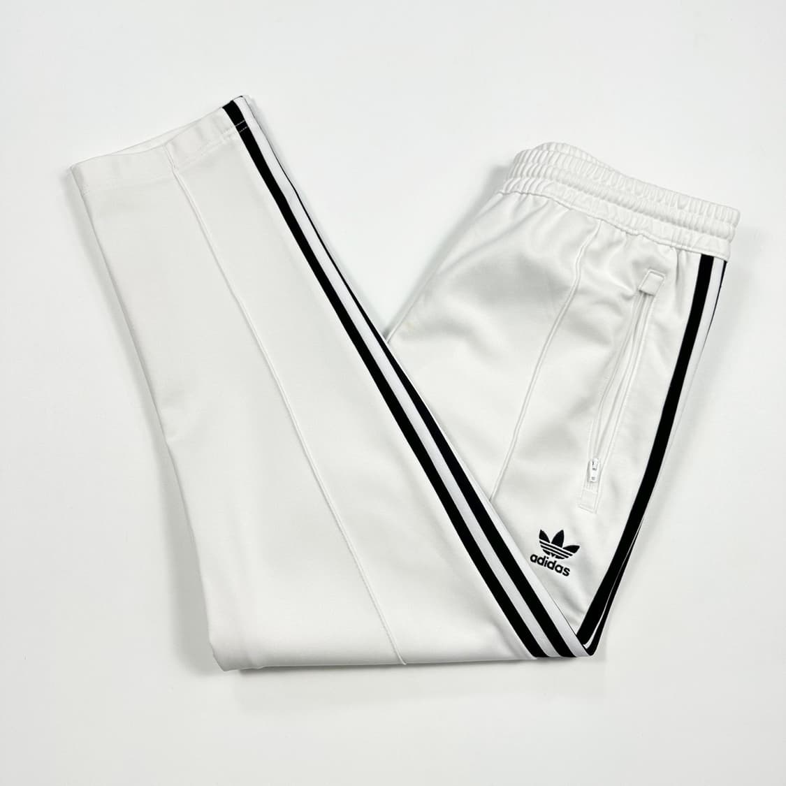 아디다스 베켄바우어 화이트 츄리닝 바지 (L) 상품이미지2