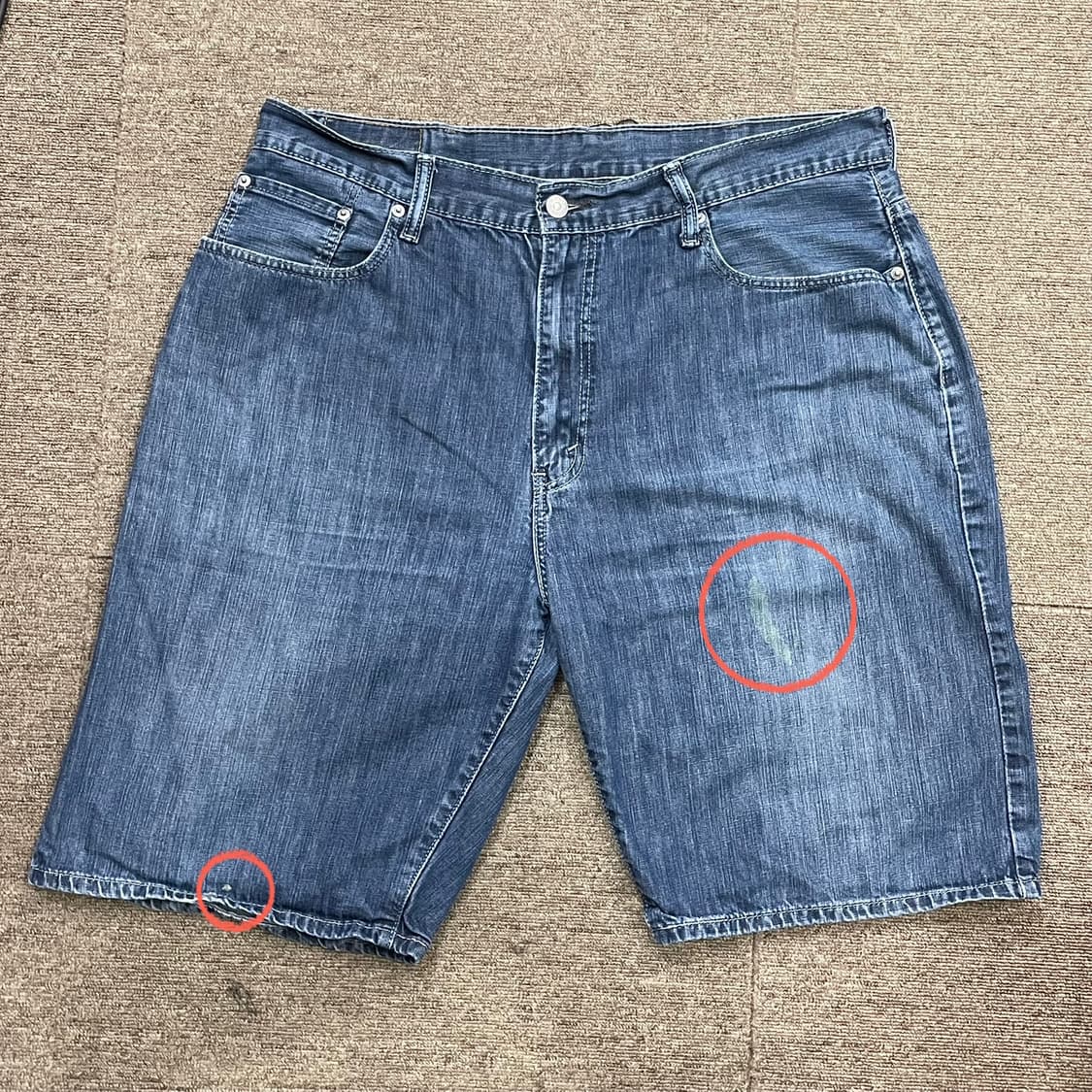 (38) Levi's 리바이스 569 데님 반바지 상품이미지4