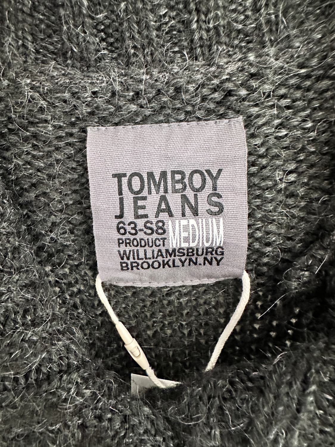 톰보이 진 니트 롱 가디건 상품이미지4