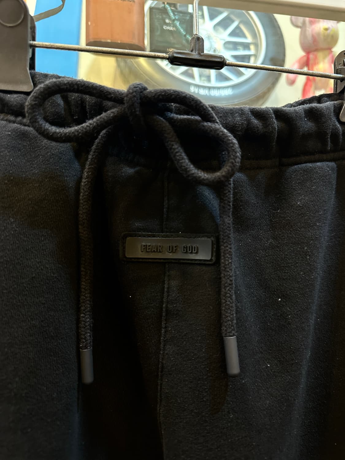 피어오브갓 에센셜 NBA 콜라보 블랙 스웨트 반바지 2XL 상품이미지3