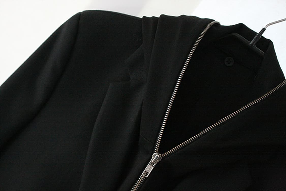 The kooples 더 쿠플스 블랙 후드 블레이저 자켓 상품이미지10