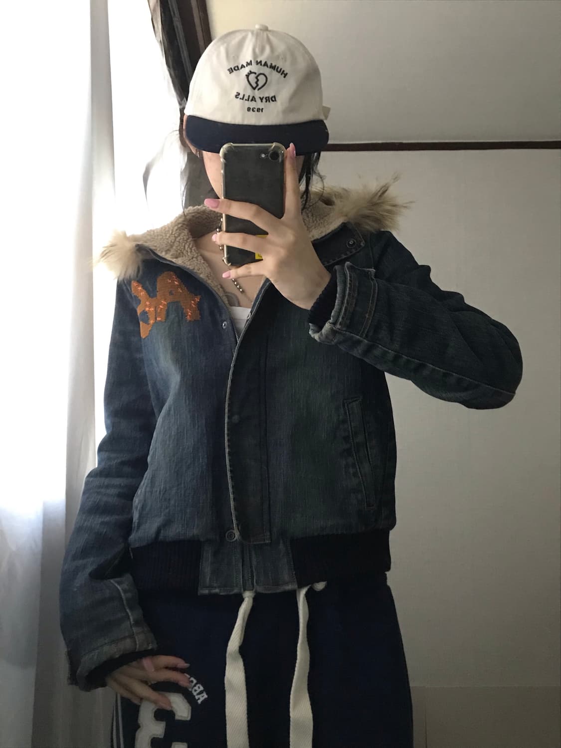 빈티지 데님 울프죠 자켓 상품이미지1