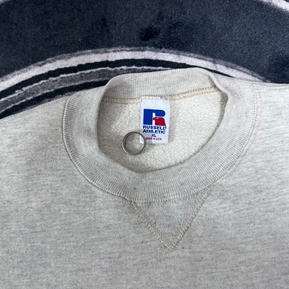 (XL) 90s 빈티지 러셀 애슬레틱 아이보리 맨투맨 상품이미지2