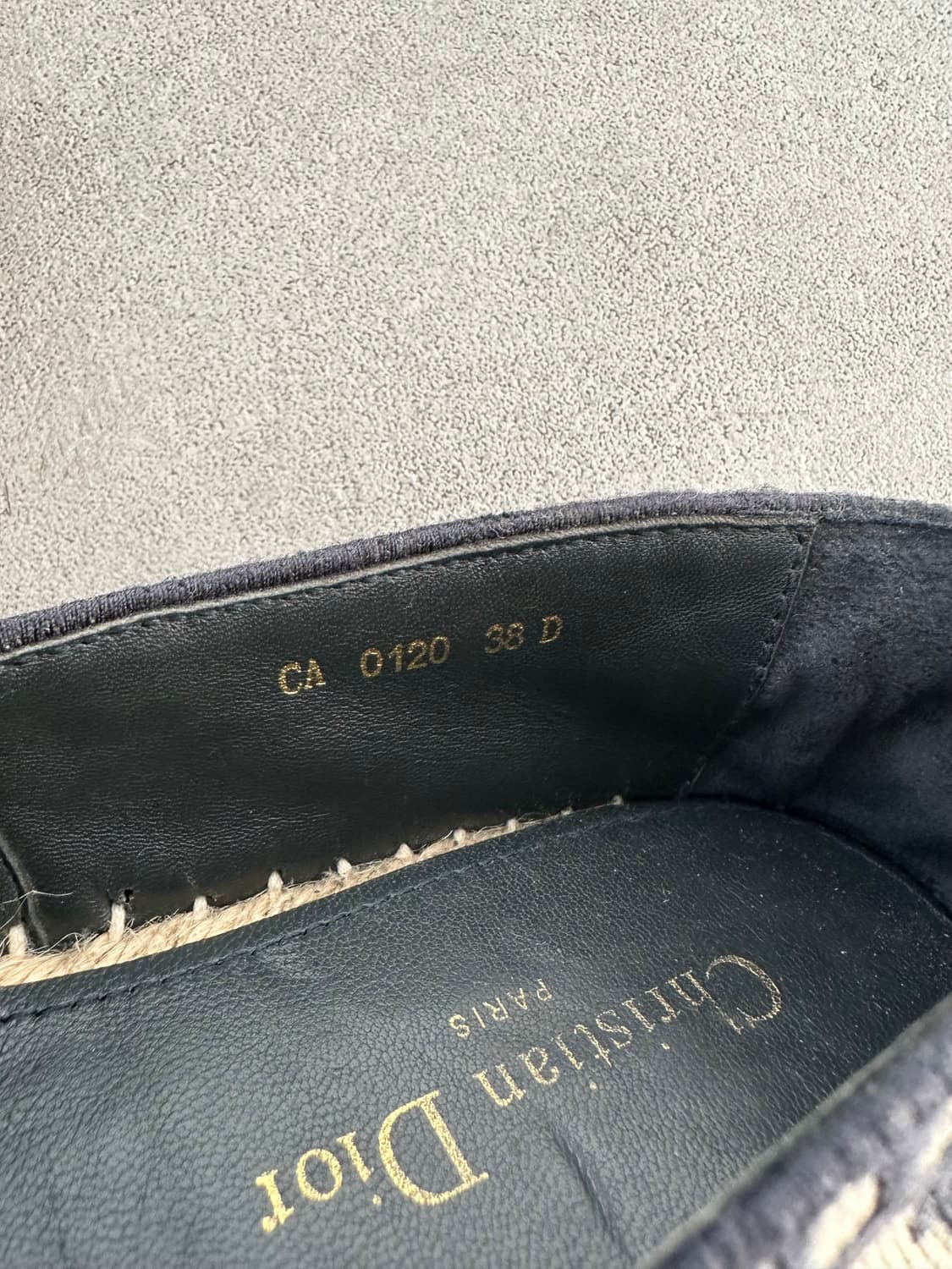 디올 오블리크 에스파듀 슬립온 딥블루 상품이미지7