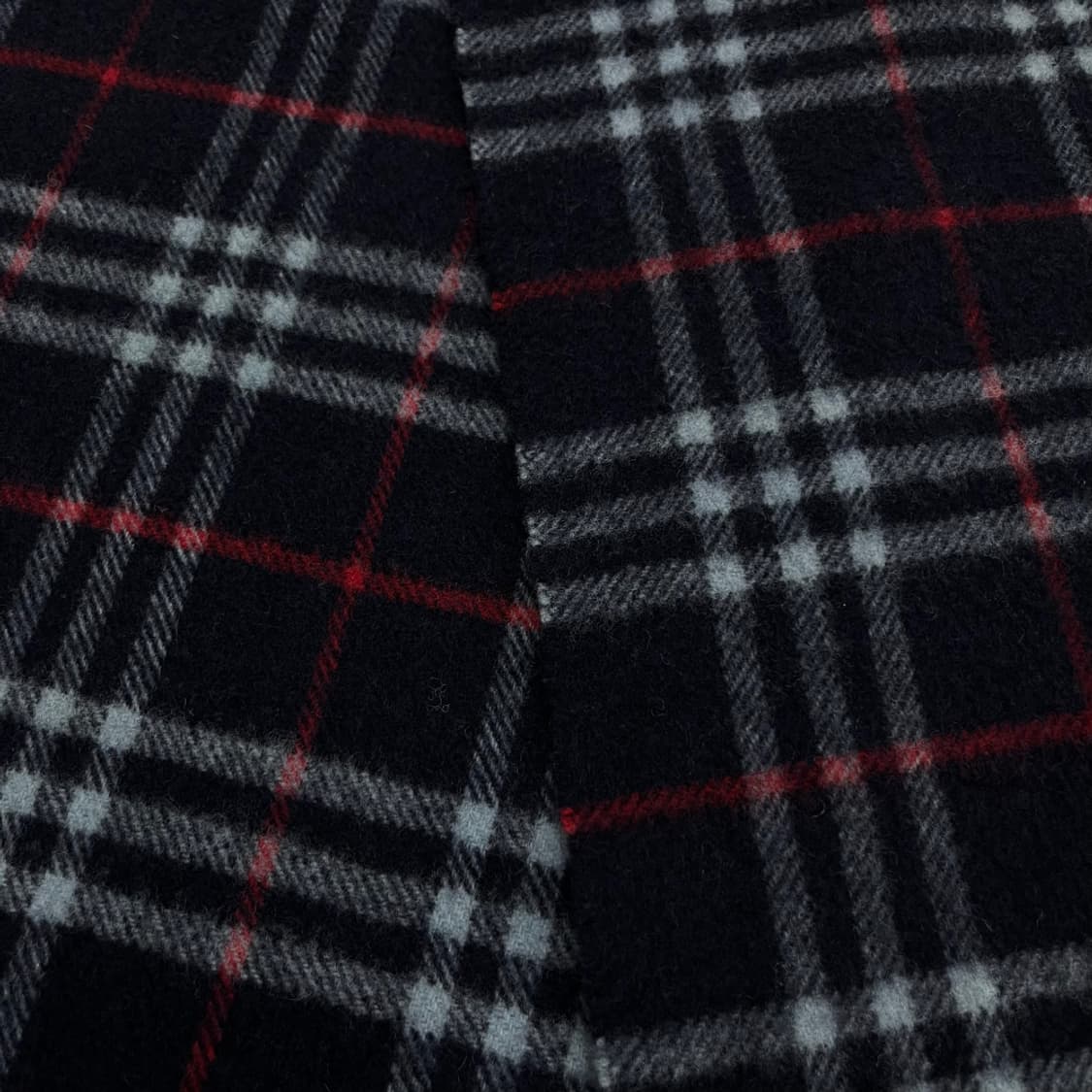 버버리 노바체크 네이비 램스울 머플러 상품이미지6