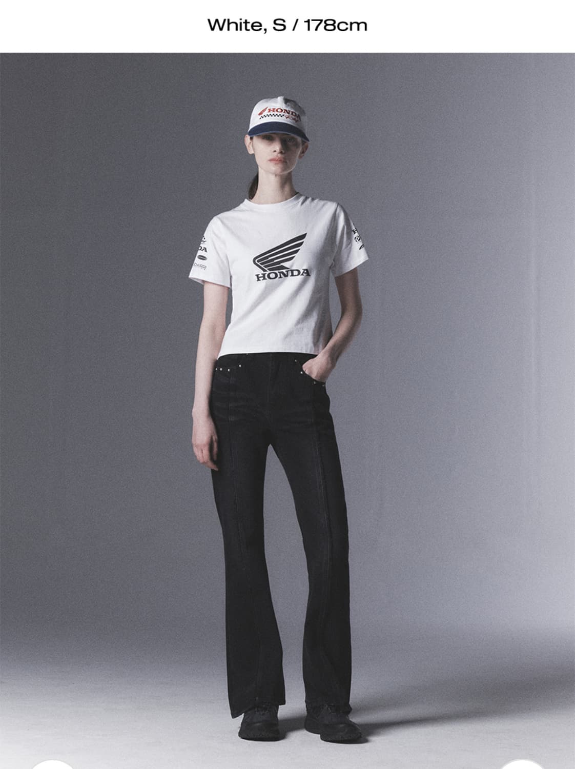 혼다 Womans Wing collect Logo Short Sleeve 상품이미지4