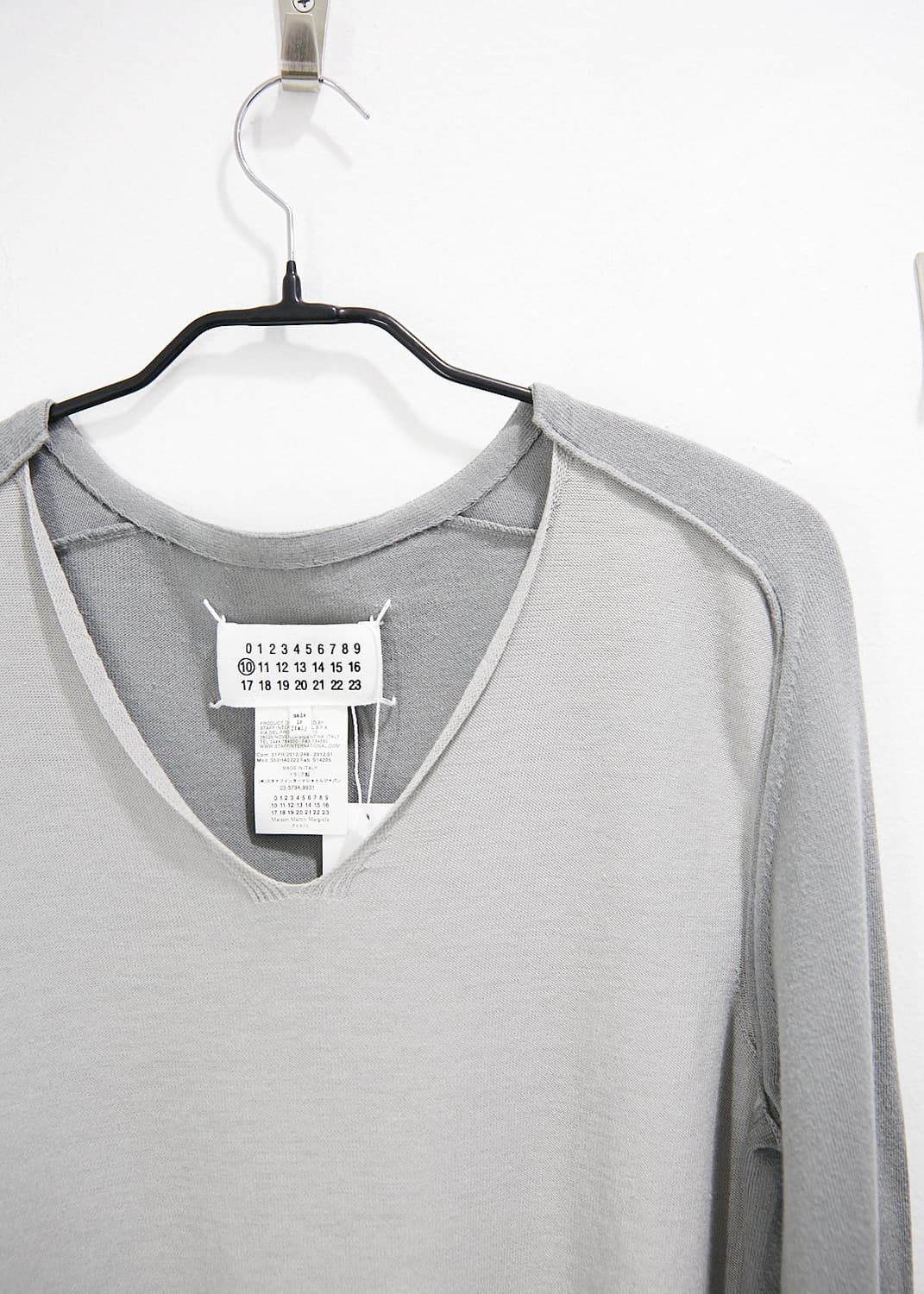 Martin Margiela No.10 V-neck Sweater 상품이미지2
