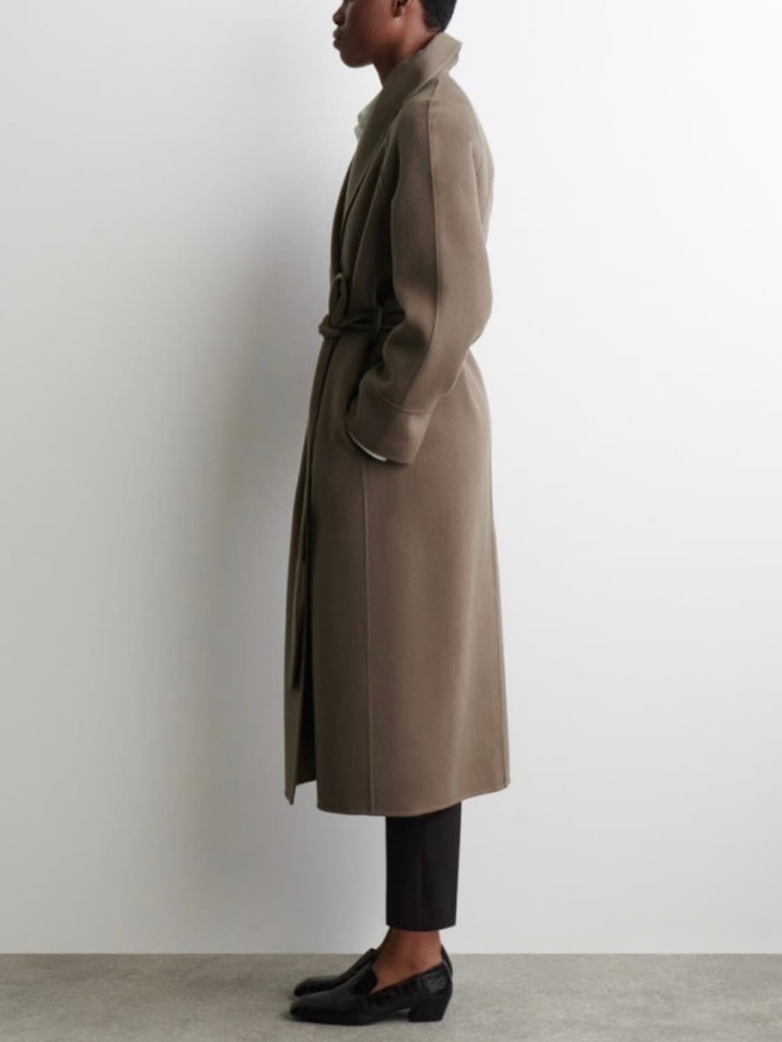 Cos 코스 벨티드 더블페이스 울 코트 (새상품) 상품이미지5