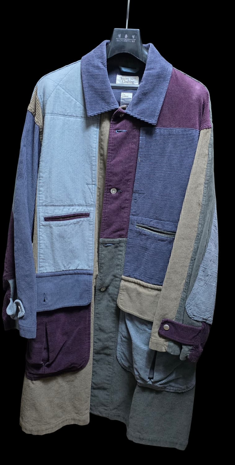 네이머클로딩 패치워크 코트 상품이미지1