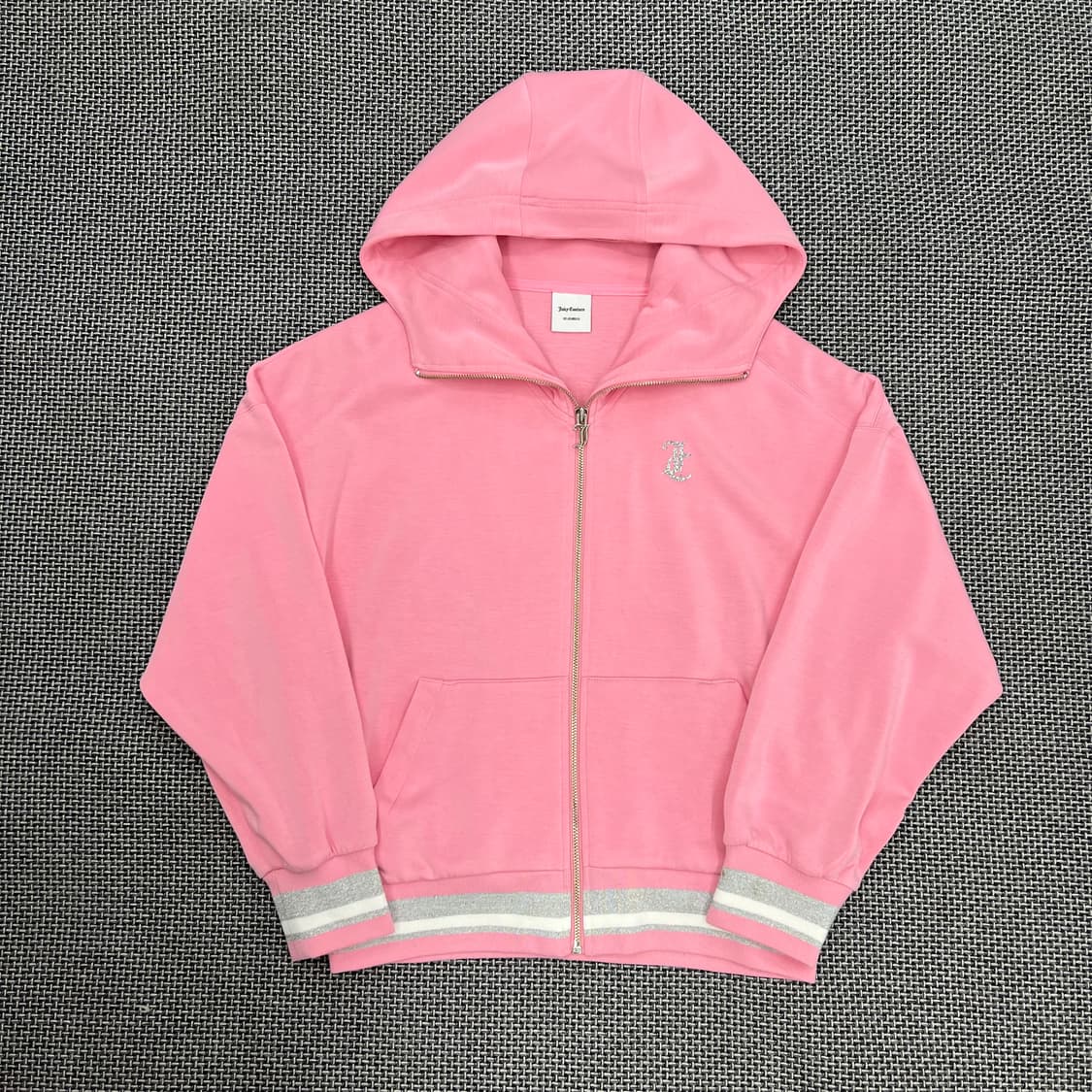 쥬시꾸뛰르 핑크 후드집업 상품이미지2