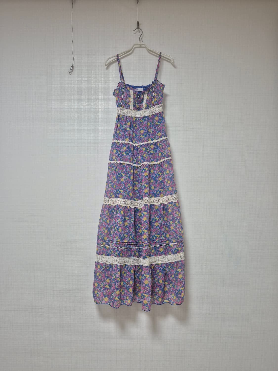 리즈리사 히메갸루 블루플로럴 롱원피스 상품이미지1