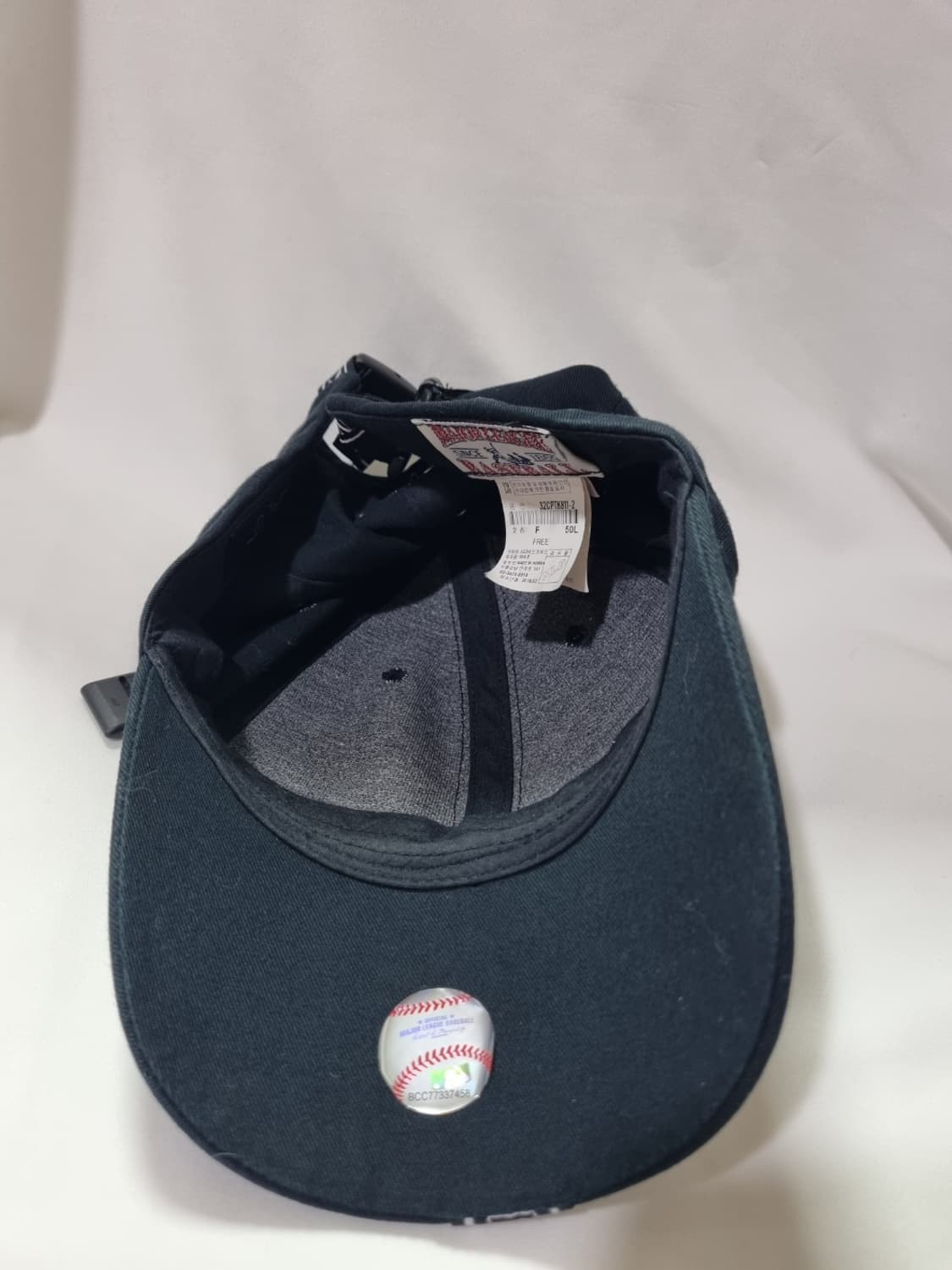 MLB 엠엘비 뉴욕 양키스 끈 스트랩 볼캡 블랙 상품이미지3