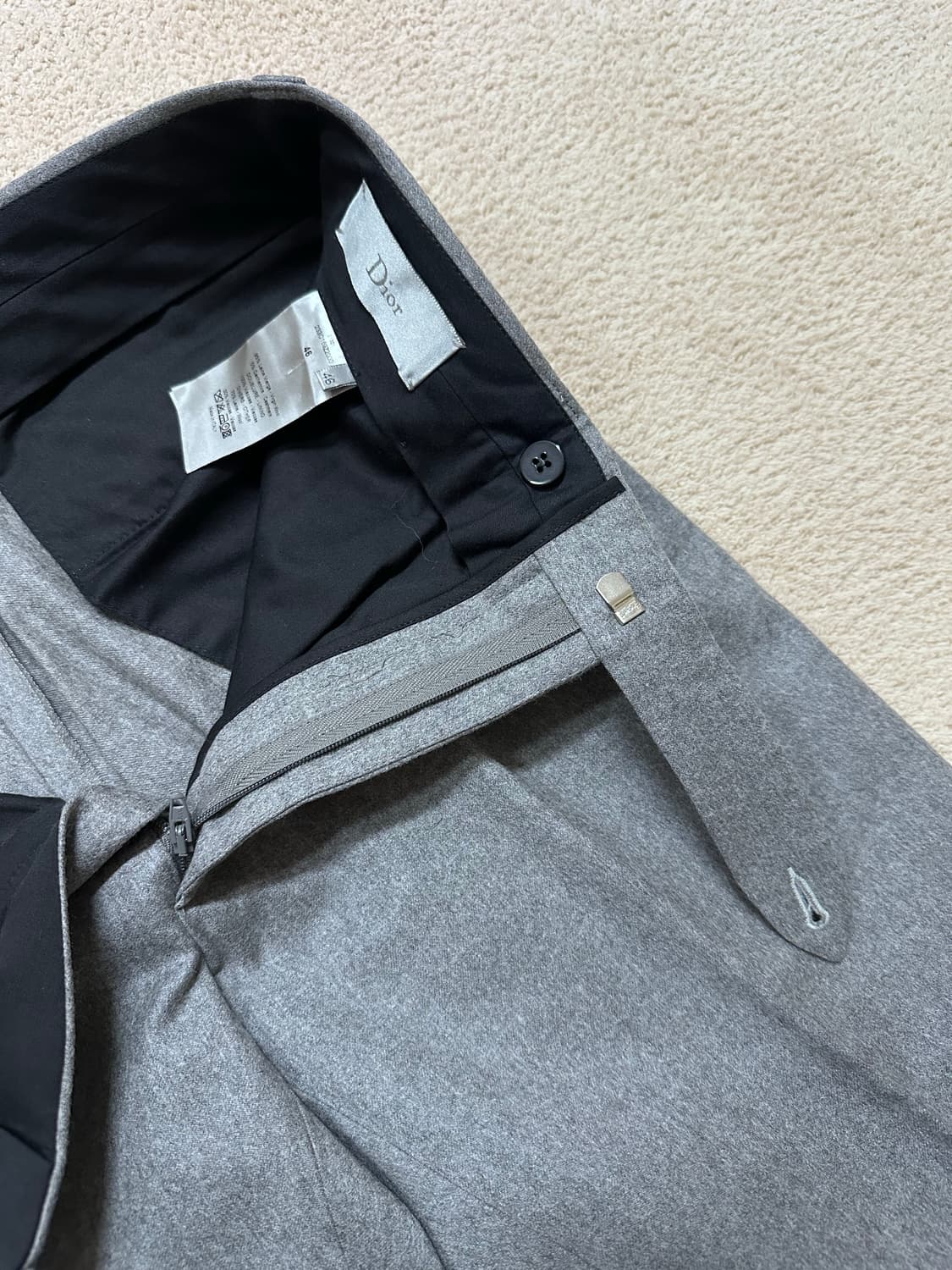 디올옴므 크리스 반 아쉐 캐시미어 슬랙스 (46사이즈) 상품이미지3