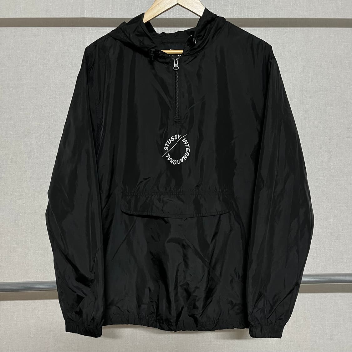 스투시 인터내셔널 블랙 아노락 바람막이 자켓 M 상품이미지1