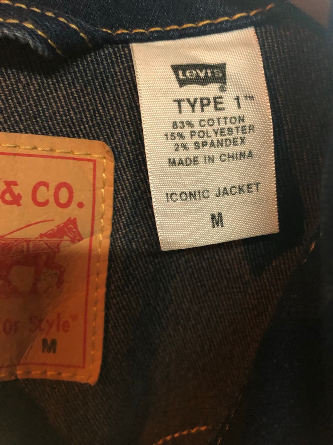 리바이스 아이코닉 타입원 데님자켓 상품이미지3