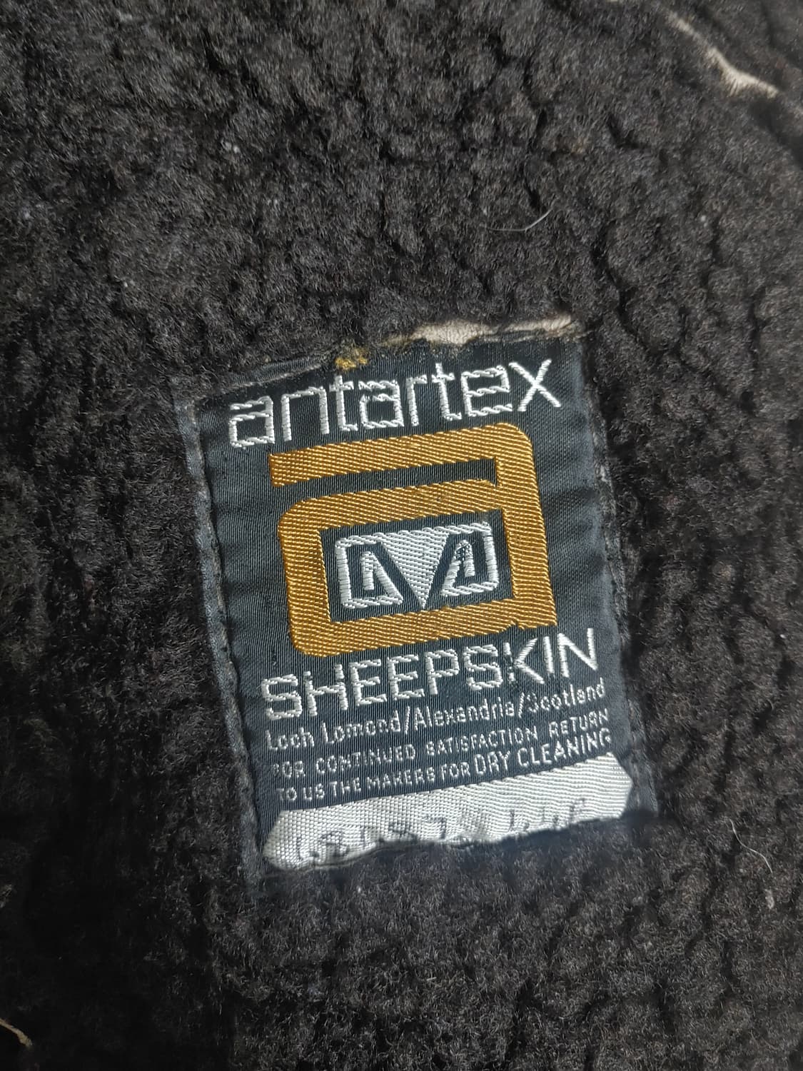 60s 빈티지 스코틀랜드 쉽스킨 무톤자켓 상품이미지3