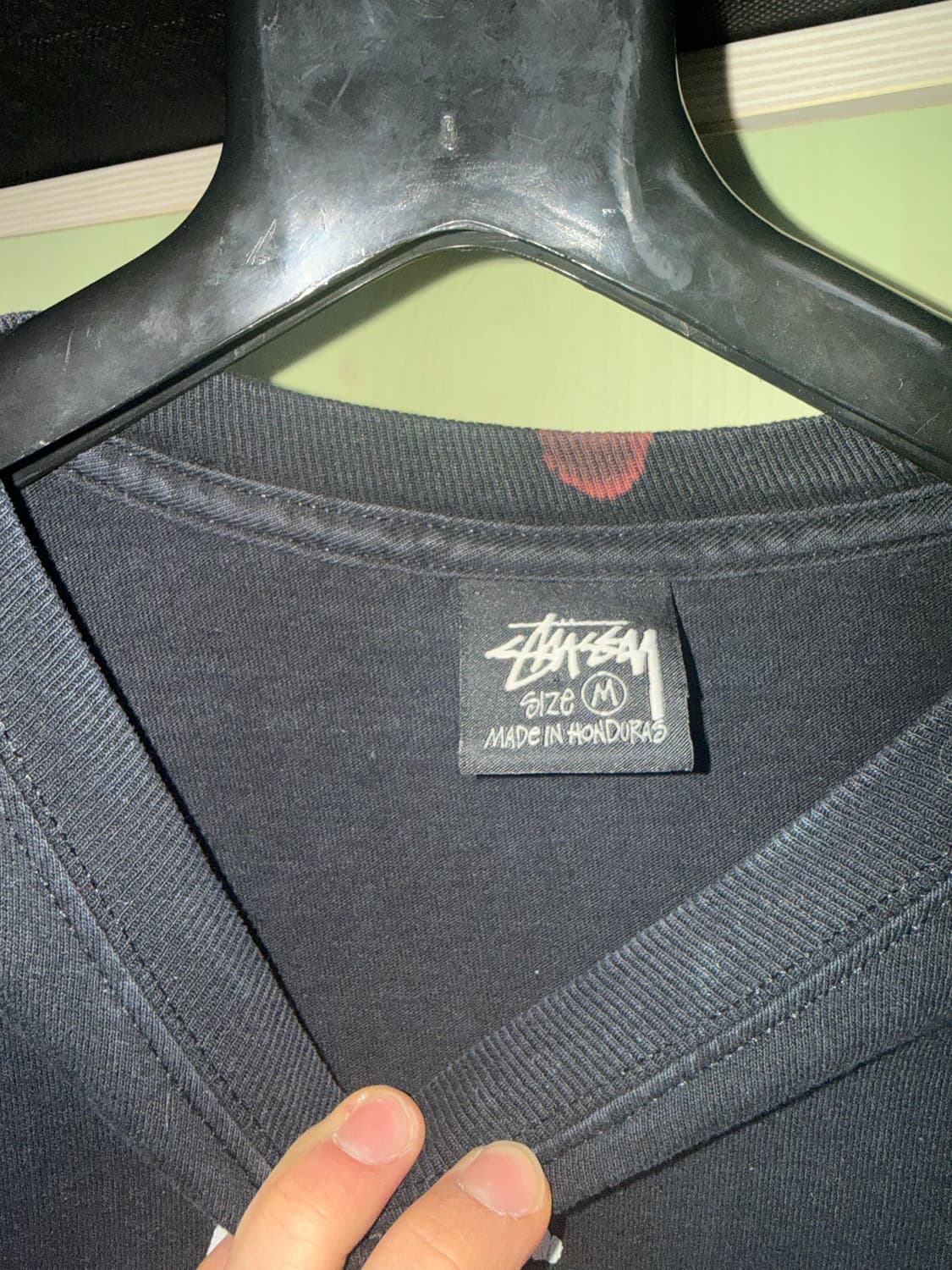 스투시 월드투어 롱슬리브 티셔츠 블랙 M 2023 상품이미지4