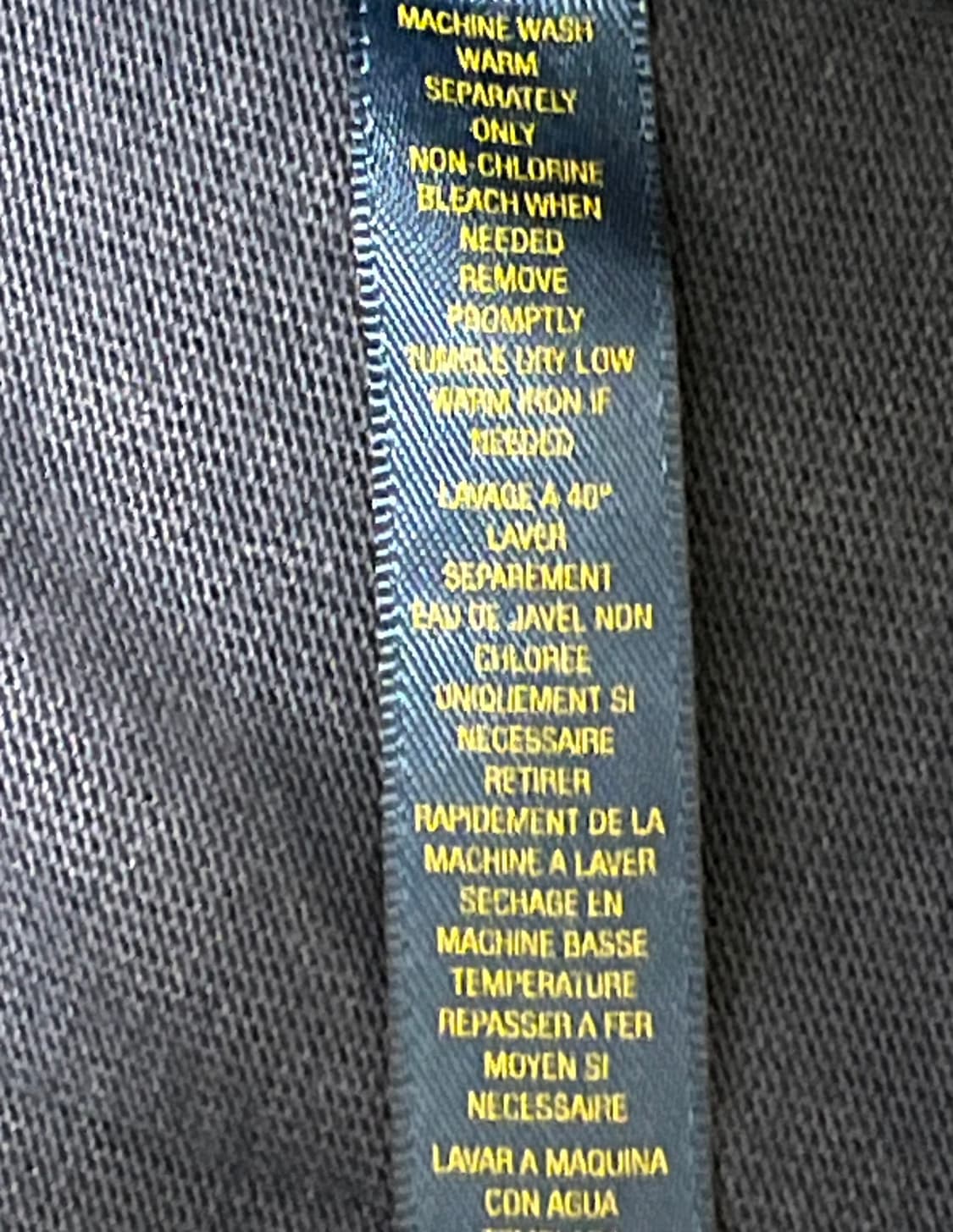 랄프로렌 럭비 후드티 M 네이비 상품이미지7