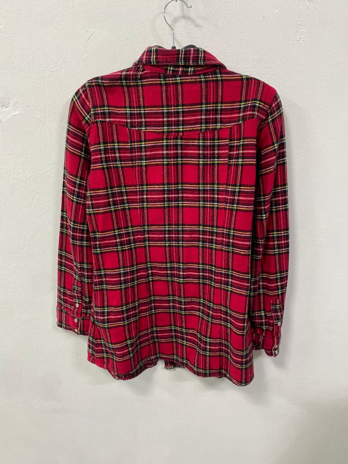 [JENNY THONG] 캐캐체 아무깔 체크 셔츠 상품이미지6