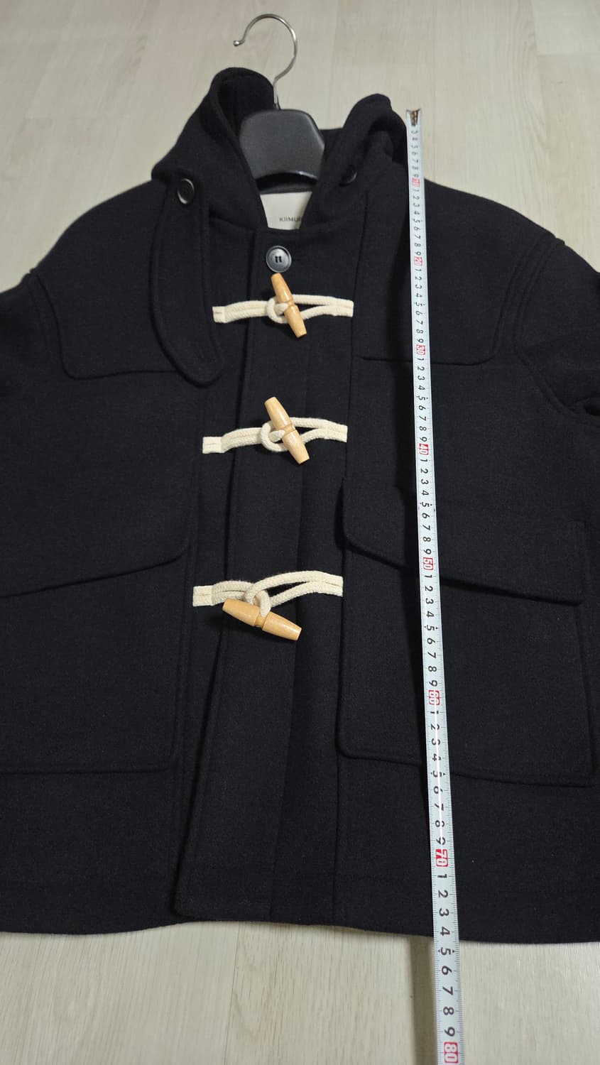 (착샷)  키뮤어 더플 하프 코트 울 후드 상품이미지8