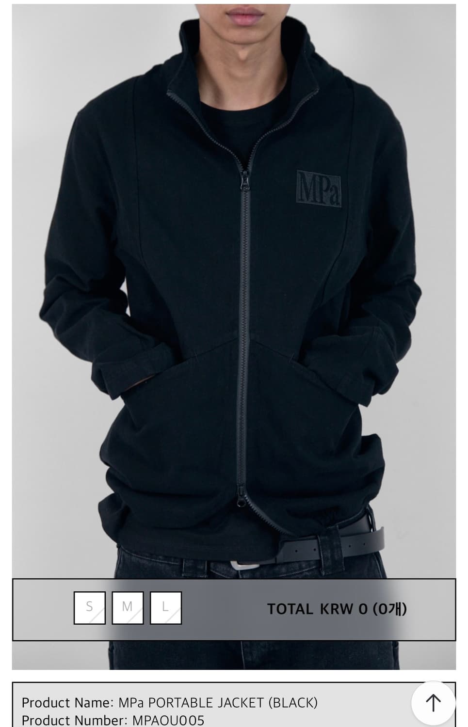 플라스틱프로덕트 MPa PORTABLE JACKET (L) 상품이미지1