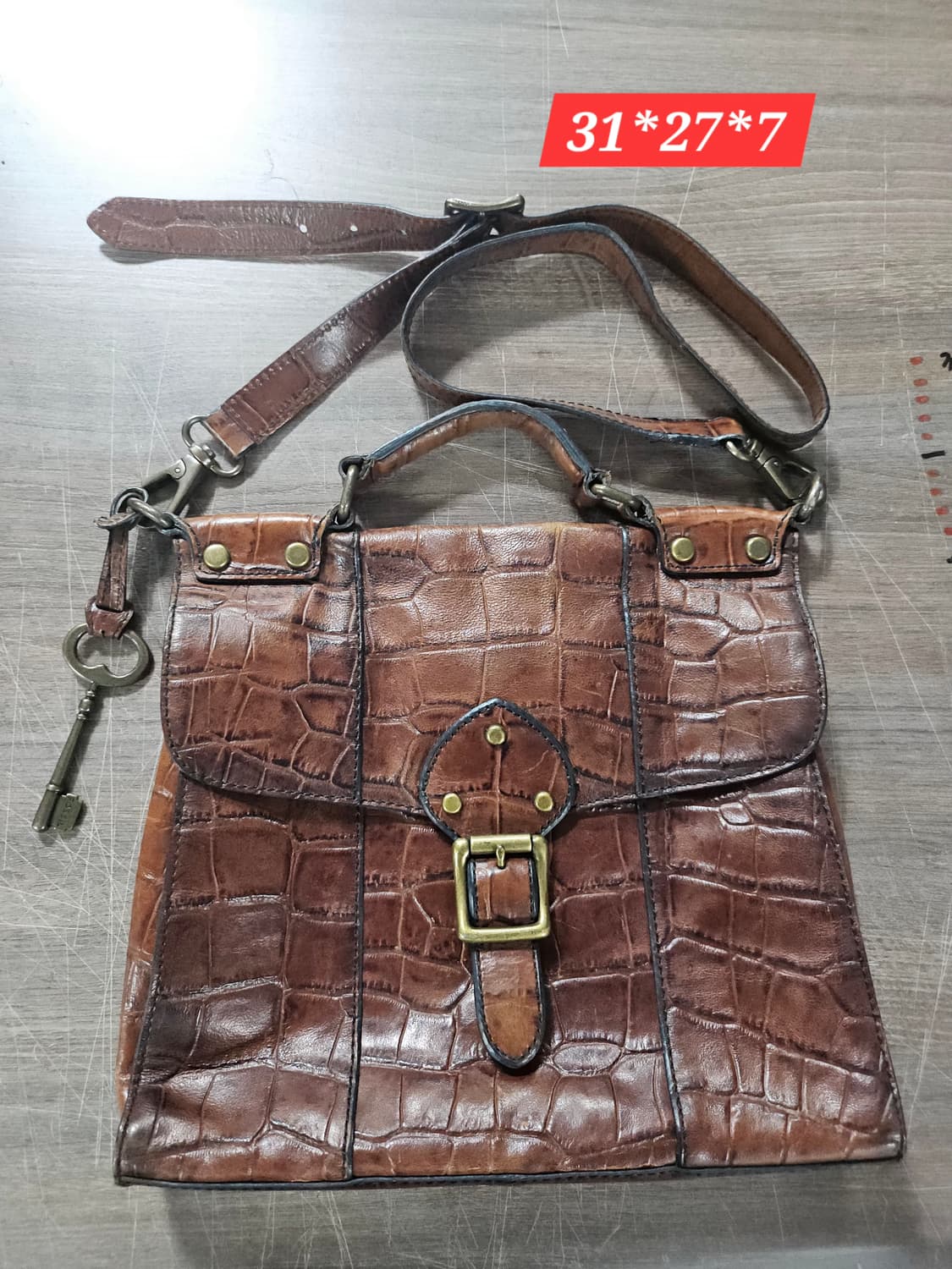 파슬 fossil 천역가죽 크로스 토도백  남여가능 상품이미지1