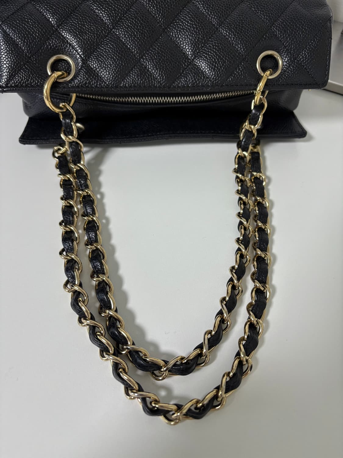 샤넬 체인 정방백 블랙 상품이미지4