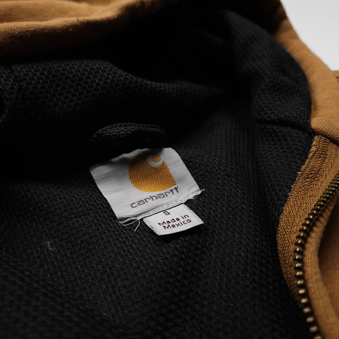 칼하트 레인디펜더 오버핏 써멀 후드 집업 (100) 상품이미지6