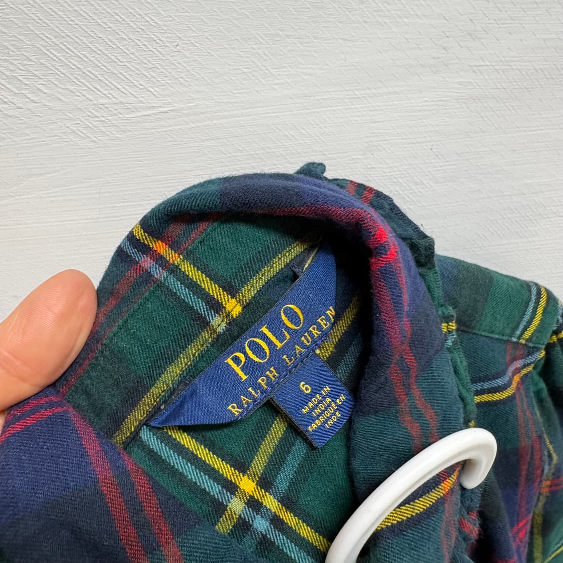 POLO Ralph Lauren 체크 셔츠 원피스 키즈 6 상품이미지5