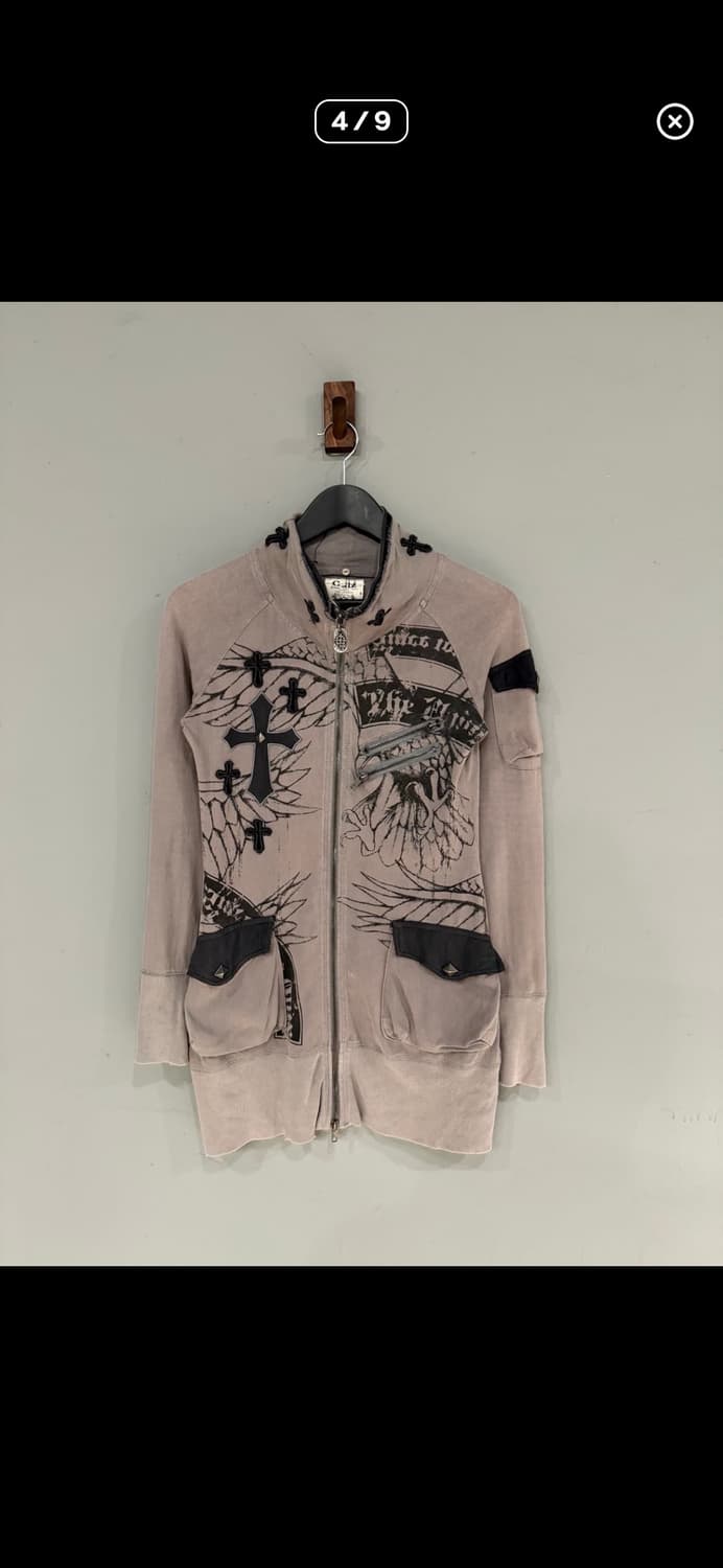 glitz printing detail 2-way zip-up글리츠집업 상품이미지1