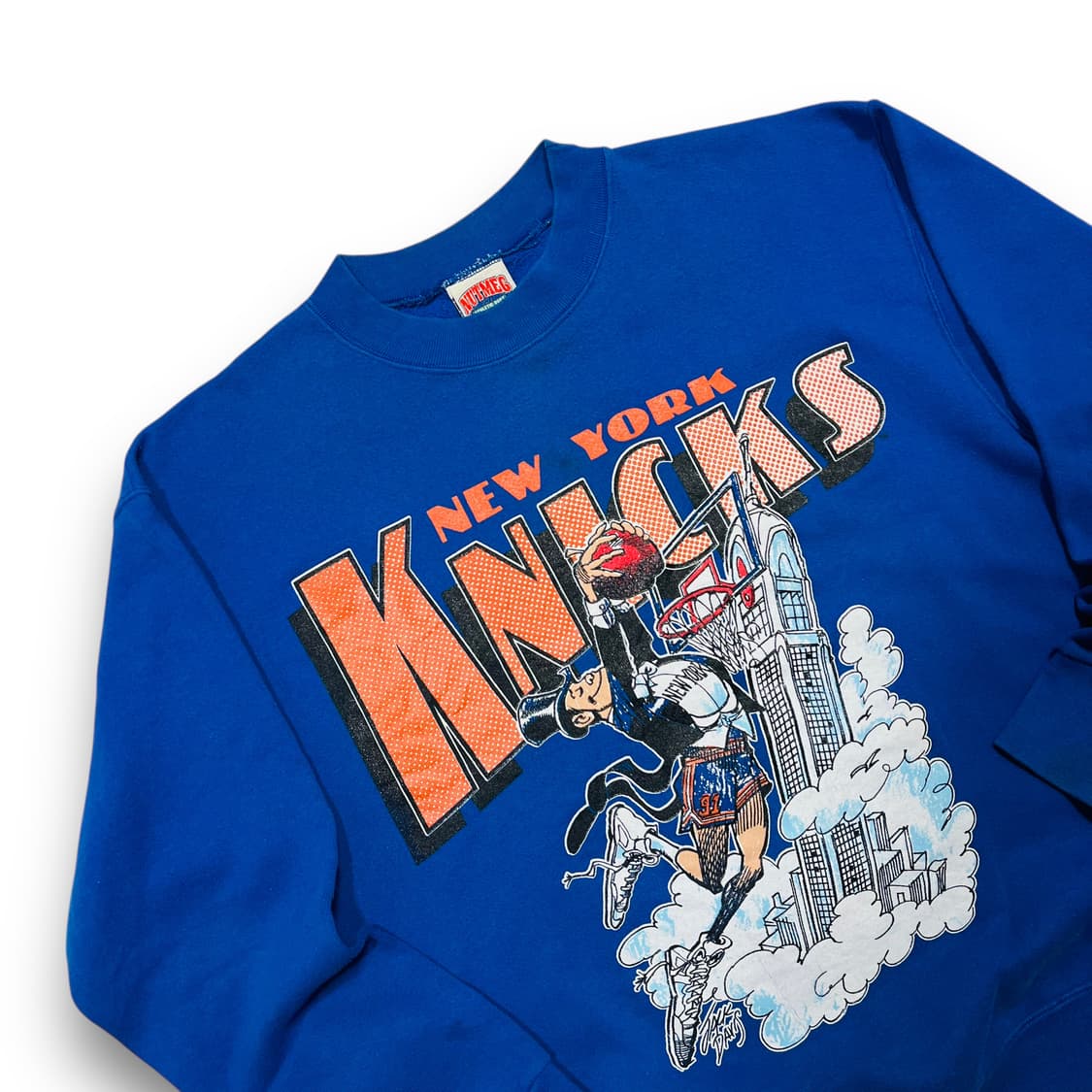 NUTMEG 90s New York Knicks sweatshirt 상품이미지2
