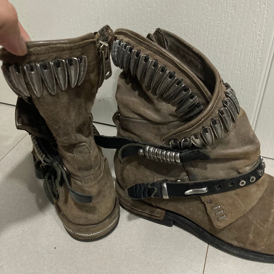 A.S.98 메탈 스트랩 웨스턴 부츠 상품이미지3