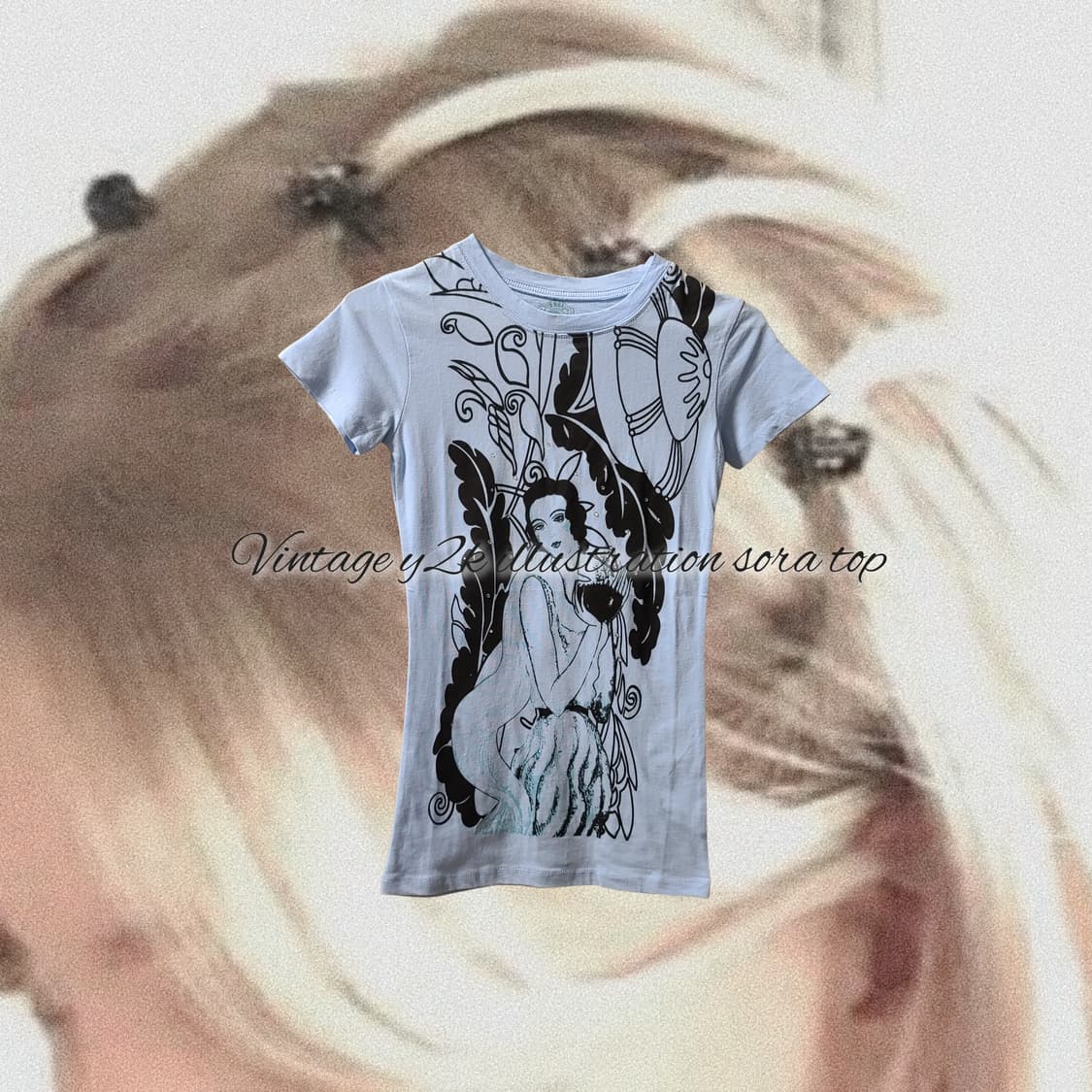 Vintage y2k illustration sora 상품이미지1