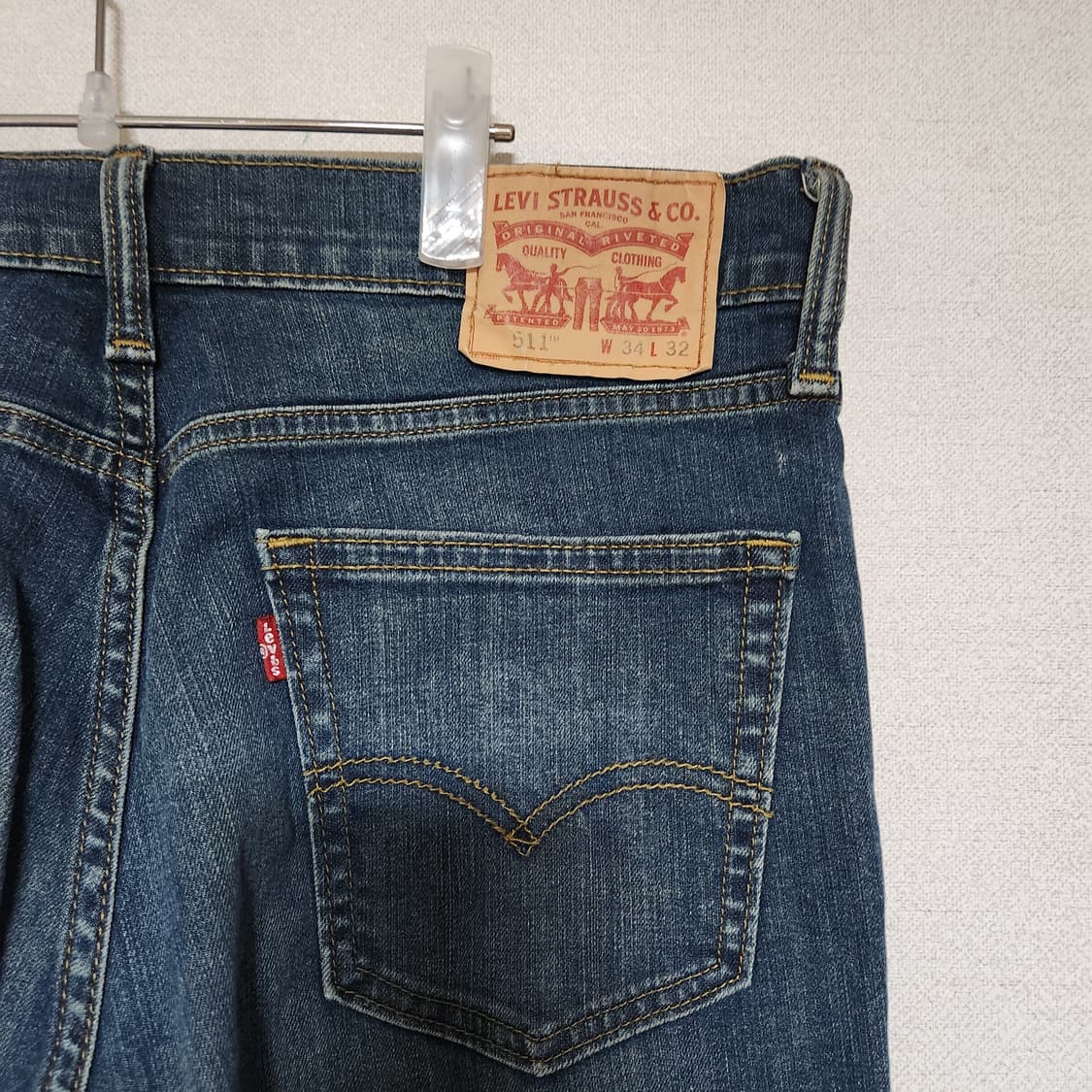 리바이스 511 스판 청바지 남34 상품이미지4