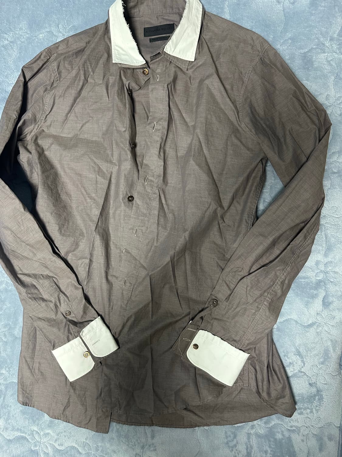 알렉산더 맥퀸 더블 실크 셔츠 50 상품이미지1