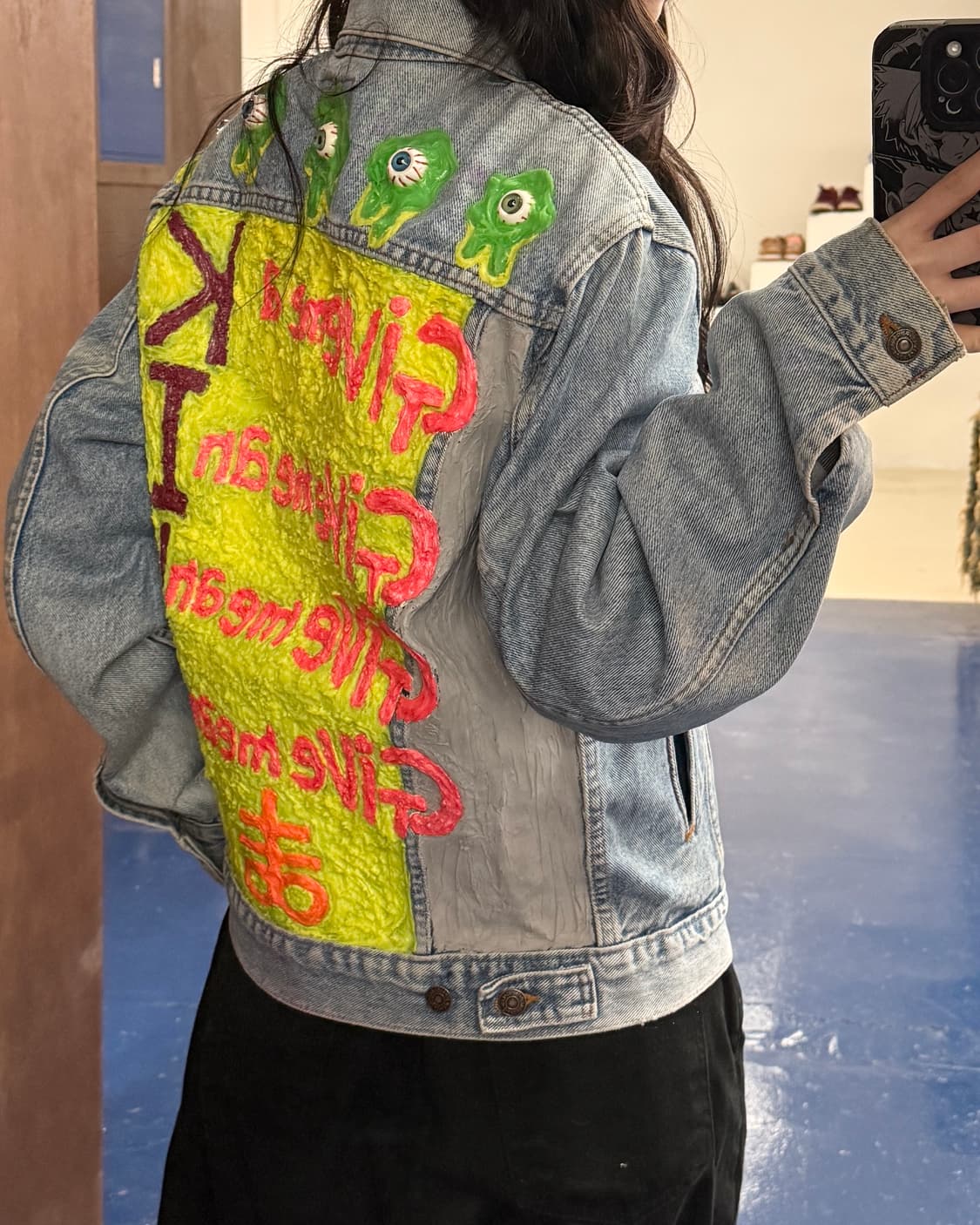 Levis 리바이스 3D 아이즈 커스텀 데님 자켓 상품이미지2