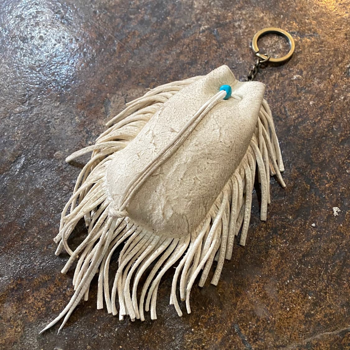 사슴가죽 빈티지 프린지 키링 상품이미지1