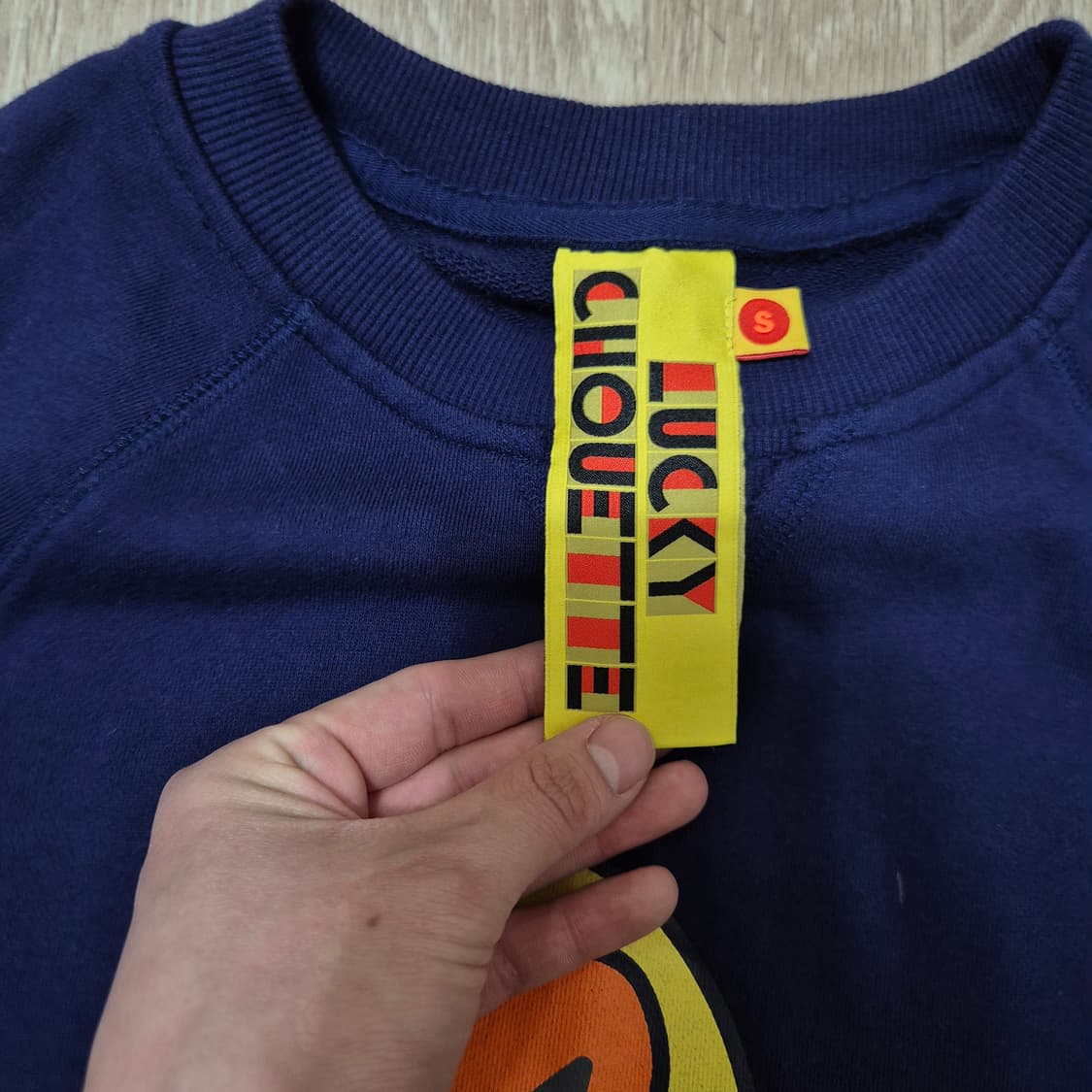 럭키슈에뜨 여성 빅프린팅 스웨트셔츠 맨투맨 S(90) 상품이미지5