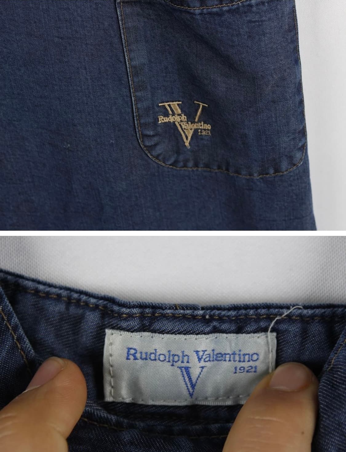 Rudolph valentino 청색 버클 롱원피스 상품이미지4