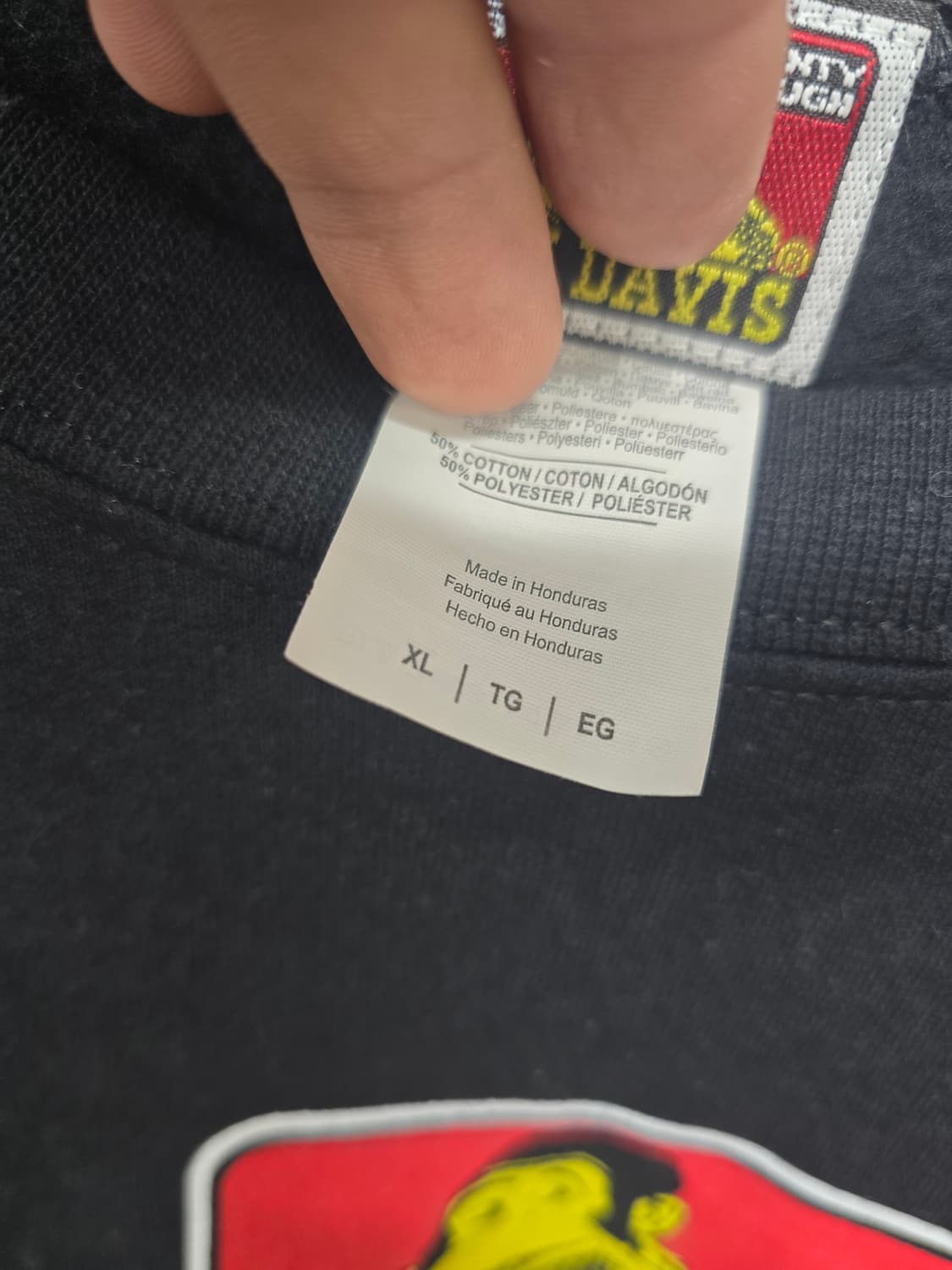 벤 데이비스 검정 맨투맨 XL 상품이미지3