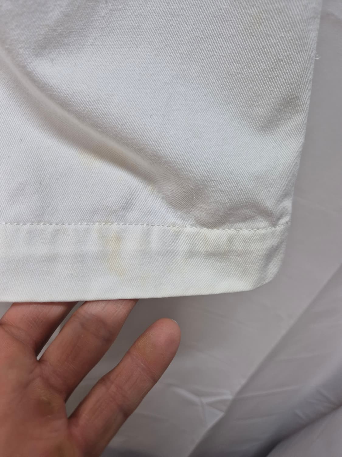 폴로 치노 하프팬츠 화이트 상품이미지4